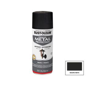 Pintura spray 430 ml Premium metal protection negro mate Rust-Oleum