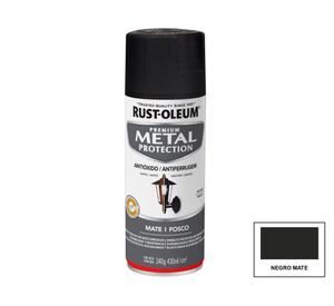 Pintura spray 430 ml Premium metal protection negro mate Rust-Oleum