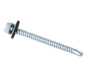 Tornillo autoperforante hexagonal con golilla goma 12x3'' blister 100 unidades Imporper