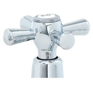 Llave lavatorio Mossini cruz cromo Stretto