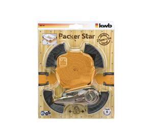 Eslinga sujeción 25 mm x 5 m naranjo KWB