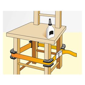 Eslinga sujeción 25 mm x 5 m naranjo KWB