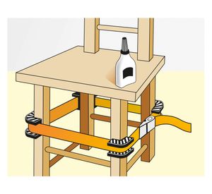 Eslinga sujeción 25 mm x 5 m naranjo KWB