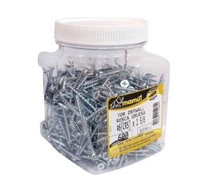 Tornillo #6 x 1 5/8'' zincado 600 unidades