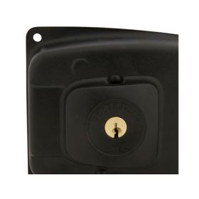 Cerradura sobreponer puertas de 30 a 45 mm 2090 negro Scanavini