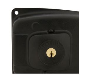 Cerradura sobreponer puertas de 30 a 45 mm 2090 negro Scanavini