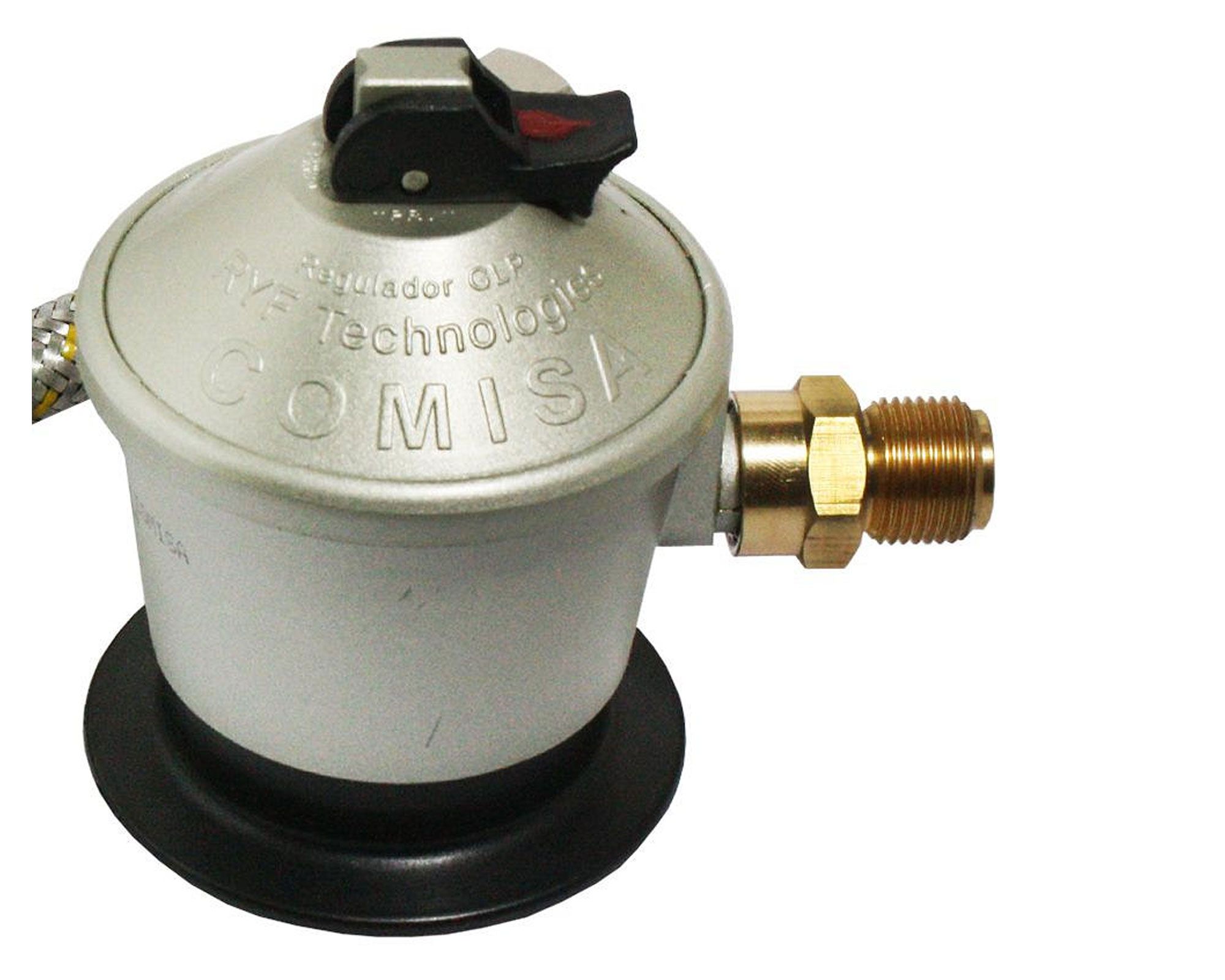 Kit Regulador + Flexible Metal Comisa