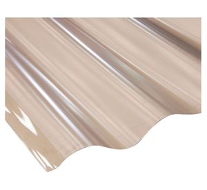 Ondulado 0,5x812x2500 mm policarbonato bronce Multimarca