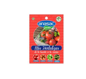 Mix semillas hortalizas 4 variedades 2.5 gr Anasac
