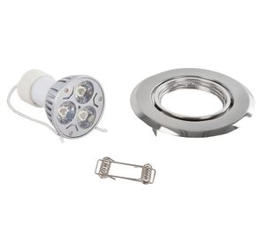 Foco embutido 1L GU10 15.5 cm satín Drl