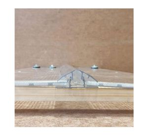 Perfil union H clip transparente 4-10mm 2,9 m