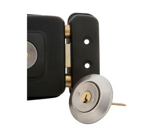 Cerradura sobreponer puertas de 30 a 50 mm 2002 negro Scanavini