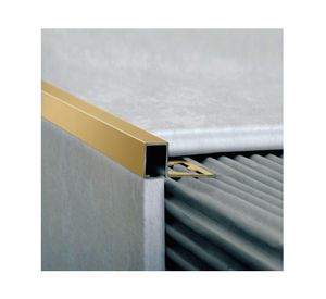 Guardacanto 10 x 10 mm x 2.5 m Quadra oro mate