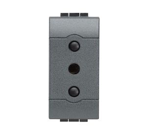 Módulo toma 2P+T antracita Bticino