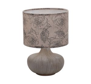 Lámpara sobremesa 1L E27 Toscana II café Abitare