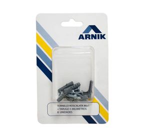 Tornillo roscalata 6 x 1 + tarugo nylon 5 mm Imporper