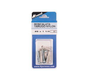 Roscalata 8x1 1/4'' + tarugo 8 unidades Mamut