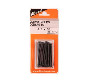 Clavo 3x50 mm acero 30 unidades Mamut