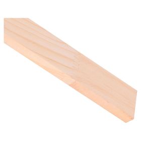 Moldura cubrejunta pino Recta 9x30 mm 3 m