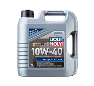 Aceite de motor antifricción 4 litros MoS2 Leichtlauf 10W-40 Liqui Moly