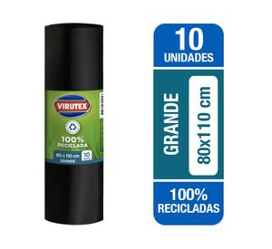 Bolsa basura Grande 80x110 cm 10 un.