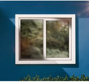 Ventana PVC 4 mm 50x91 cm