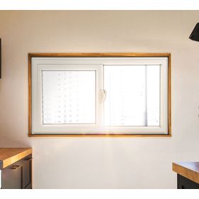 Ventana termopanel PVC 4 mm 91x50 cm