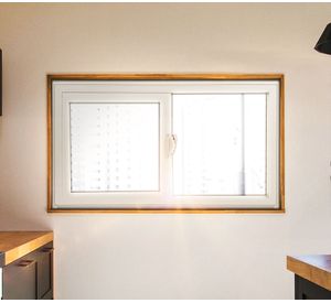 Ventana termopanel PVC 4 mm 91x50 cm