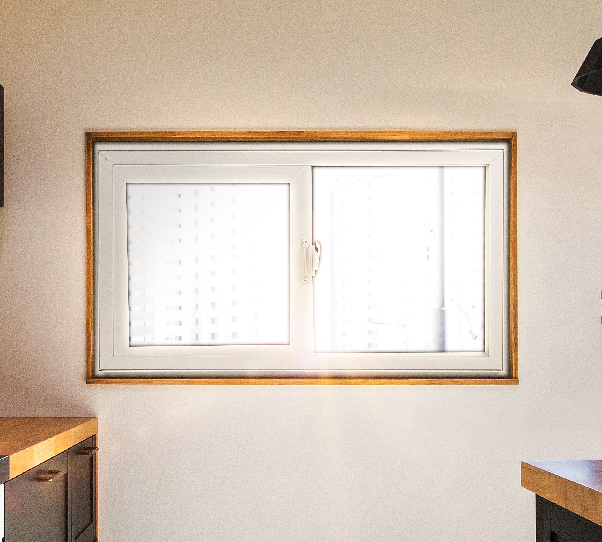 Tehmco Ventana termopanel PVC 4 mm 91x50 cm