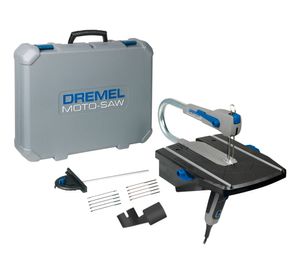 Sierra caladora de banco 70W Moto-Saw + 10 accesorios Dremel