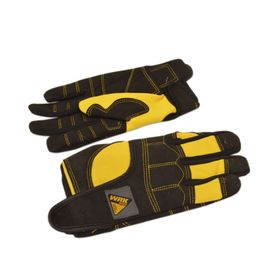 Guante Antibrivación negro/amarillo Wrk Work