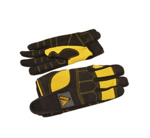 Guante Antibrivación negro/amarillo Wrk Work