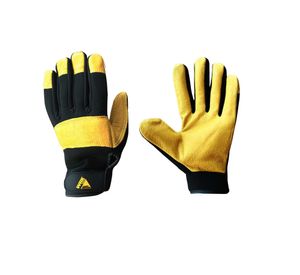 Guante Spandex negro/amarillo Wrk Work