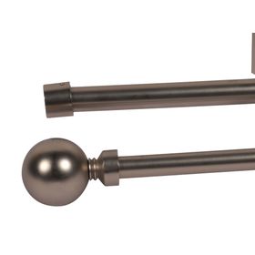 Barra extensible doble 120-210 cm borla satín Cotidiana