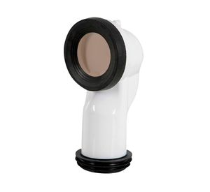 Conector PVC 25 cm blanco Fanaloza