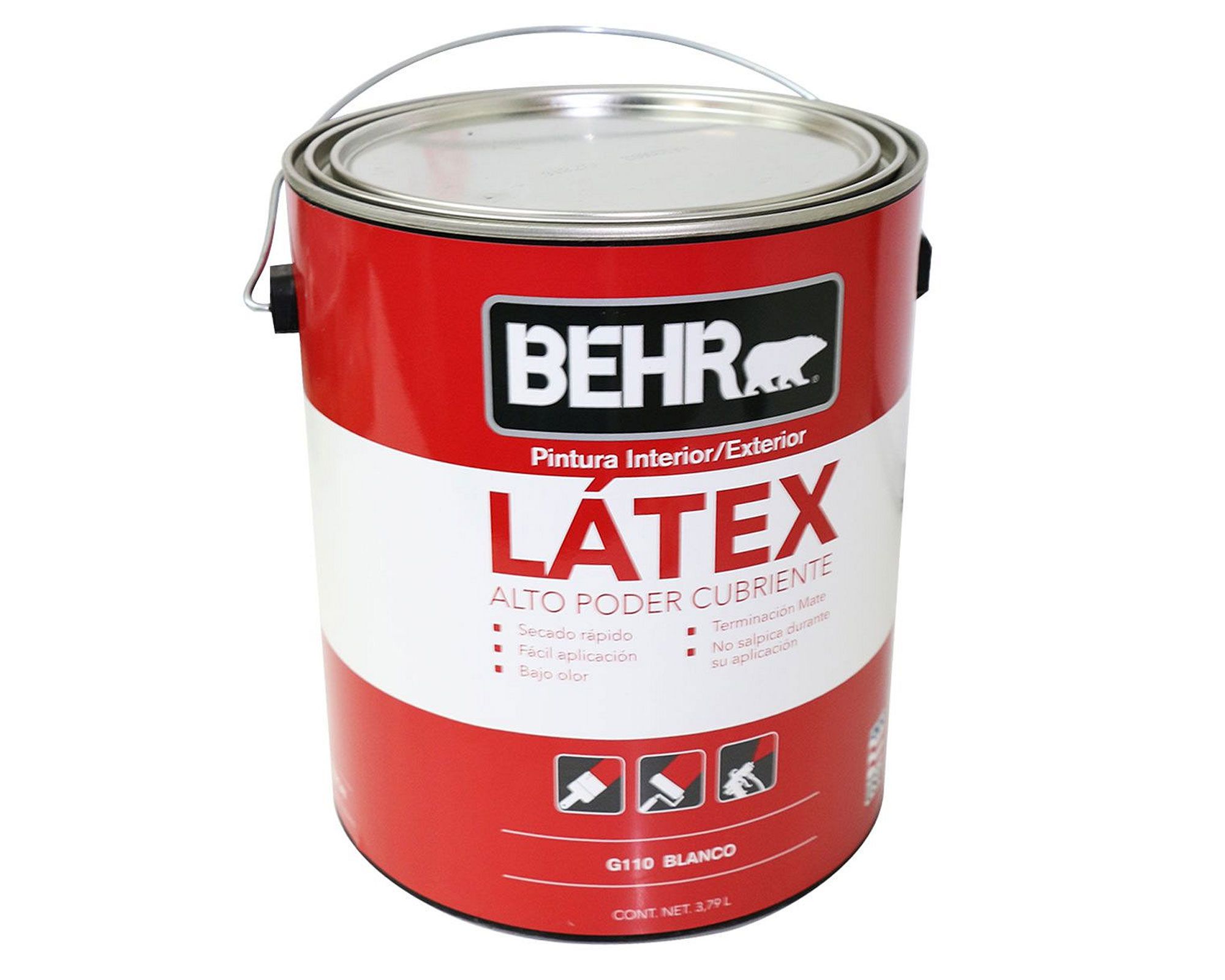 Látex 1 Galón Blanco Mate Behr