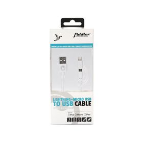 Cable Iphone 5/6 + micro USB Fiddler