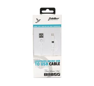 Cable Iphone 5/6 + micro USB Fiddler