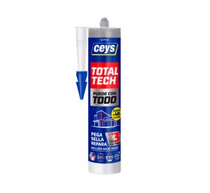 Adhesivo sellador 290 ml Total Tech gris Ceys