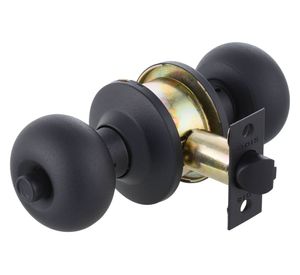 Cerradura embutir pomo dormitorio 206 negro mate Odis