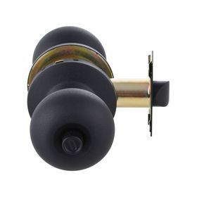 Cerradura embutir pomo dormitorio 206 negro mate Odis