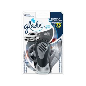 Aromatizante 7 ml Auto sport auto nuevo + aparato Glade