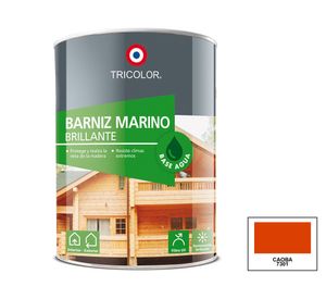 Barniz marino 1/4 galón caoba brillante Tricolor