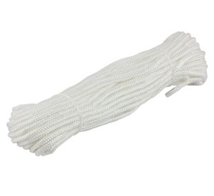 Nylon trenzado 4 mmx15 m blanco Arnik