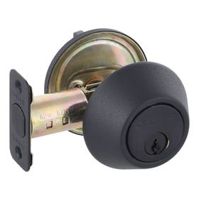 Cerrojo embutir tubular acceso exterior e interior 501 negro mate Odis