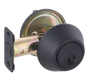 Cerrojo embutir tubular acceso exterior e interior 501 negro mate Odis