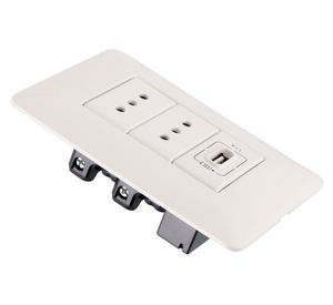 Toma doble + USB blanco Armado Matix Bticino