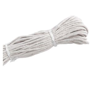 Algodón 4 mm trenzado natural x15 m Arnik