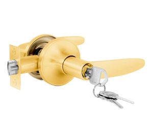 Cerradura tubular manilla dormitorio bronce antibacteriana Bash