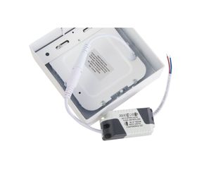 Foco panel LED Sobreponer Cuadrado 1 Luz 6W